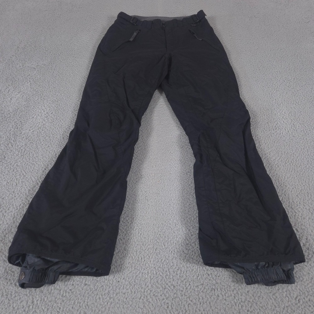 Columbia Pants Womens Small Black Powder‎ Twist Snow Omni-Tech Belted Skiing